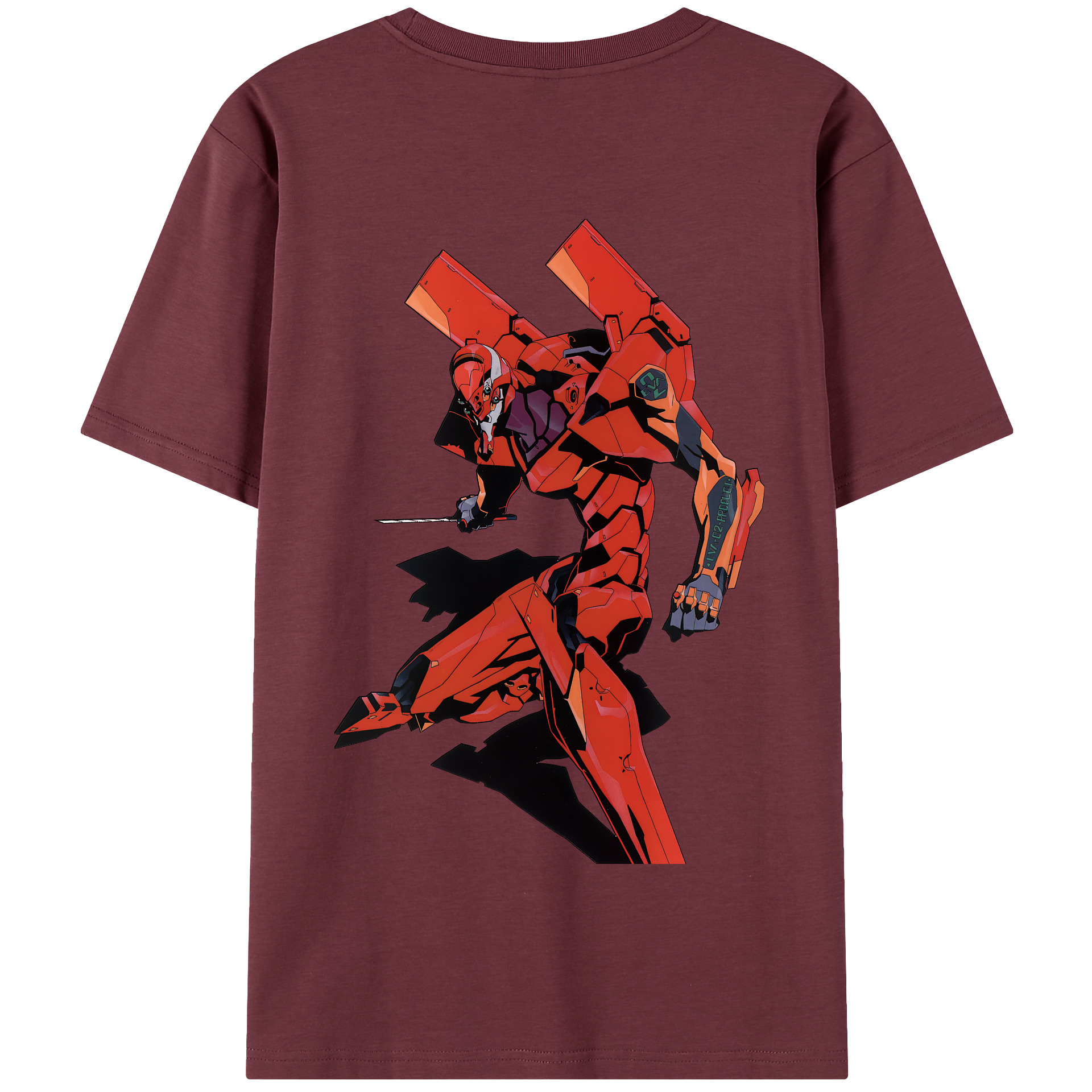 （画像用） EVA 新世紀エヴァンゲリオン 綿100％半袖Tシャツ（背面プリント）